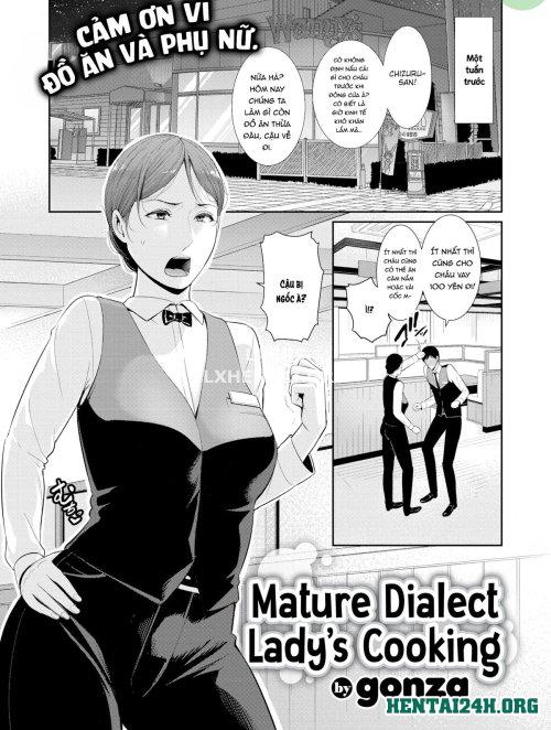 HentaiManhwa.Net - Đọc Mature Dialect Lady's Cooking Online