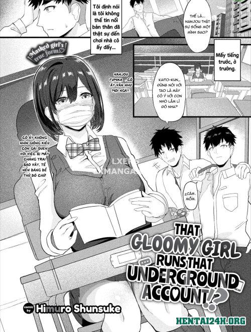 HentaiManhwa.Net - Đọc That Gloomy Girl Runs That Underground Account! Online